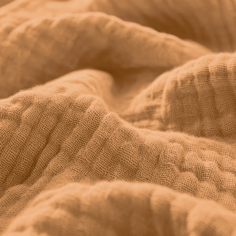 Zelesta Muslin Fitted Sheet - Terra image