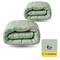 Zelesta Wonderbed 4 Seasons Double Katoen - Natural Green
