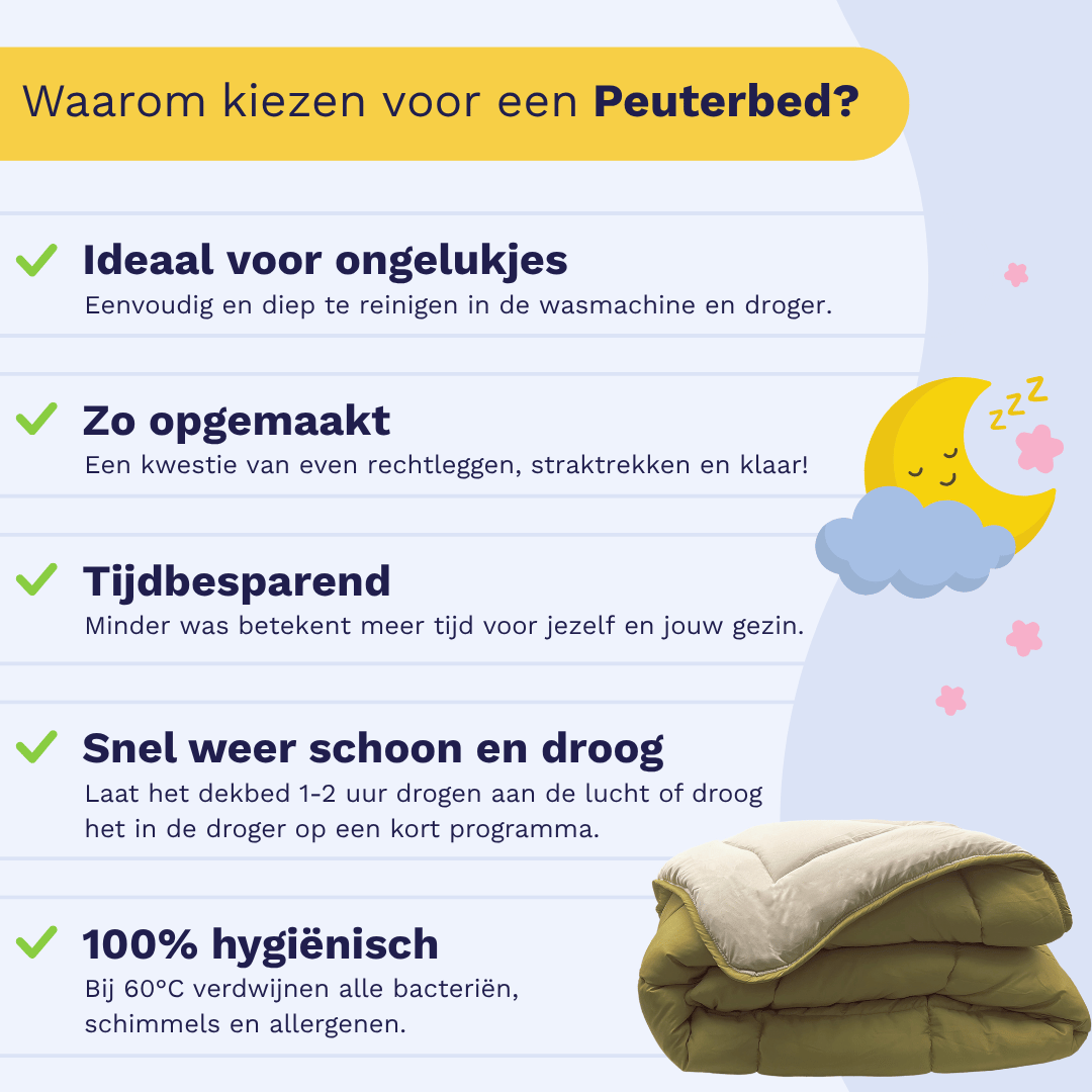 Zelesta Peuterbed - Cream & Olive