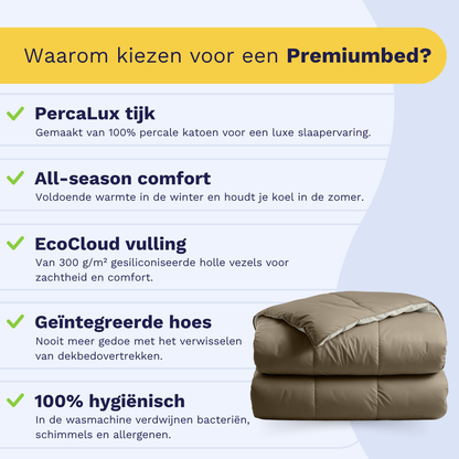 Zelesta Premiumbed - Taupe & Cream