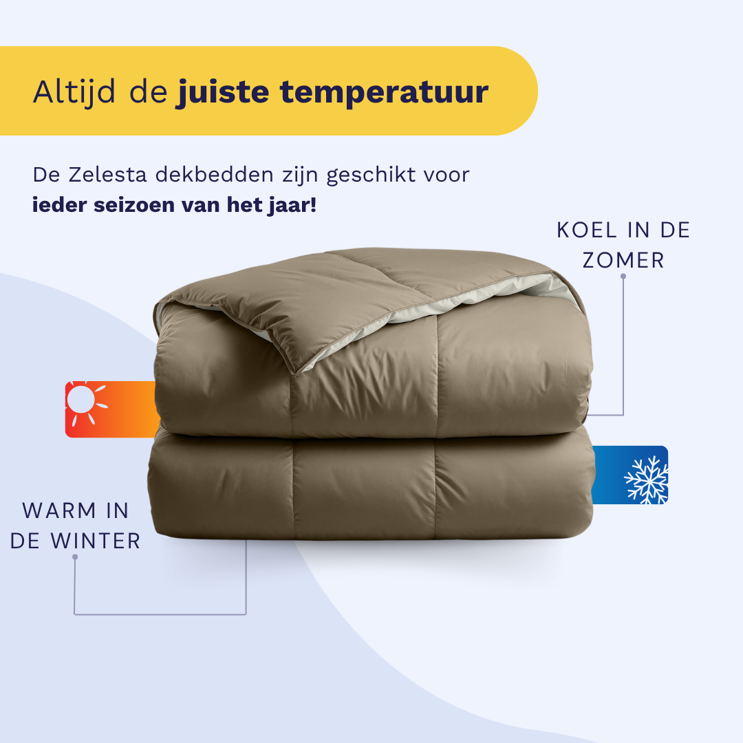 Zelesta Premiumbed - Taupe & Cream