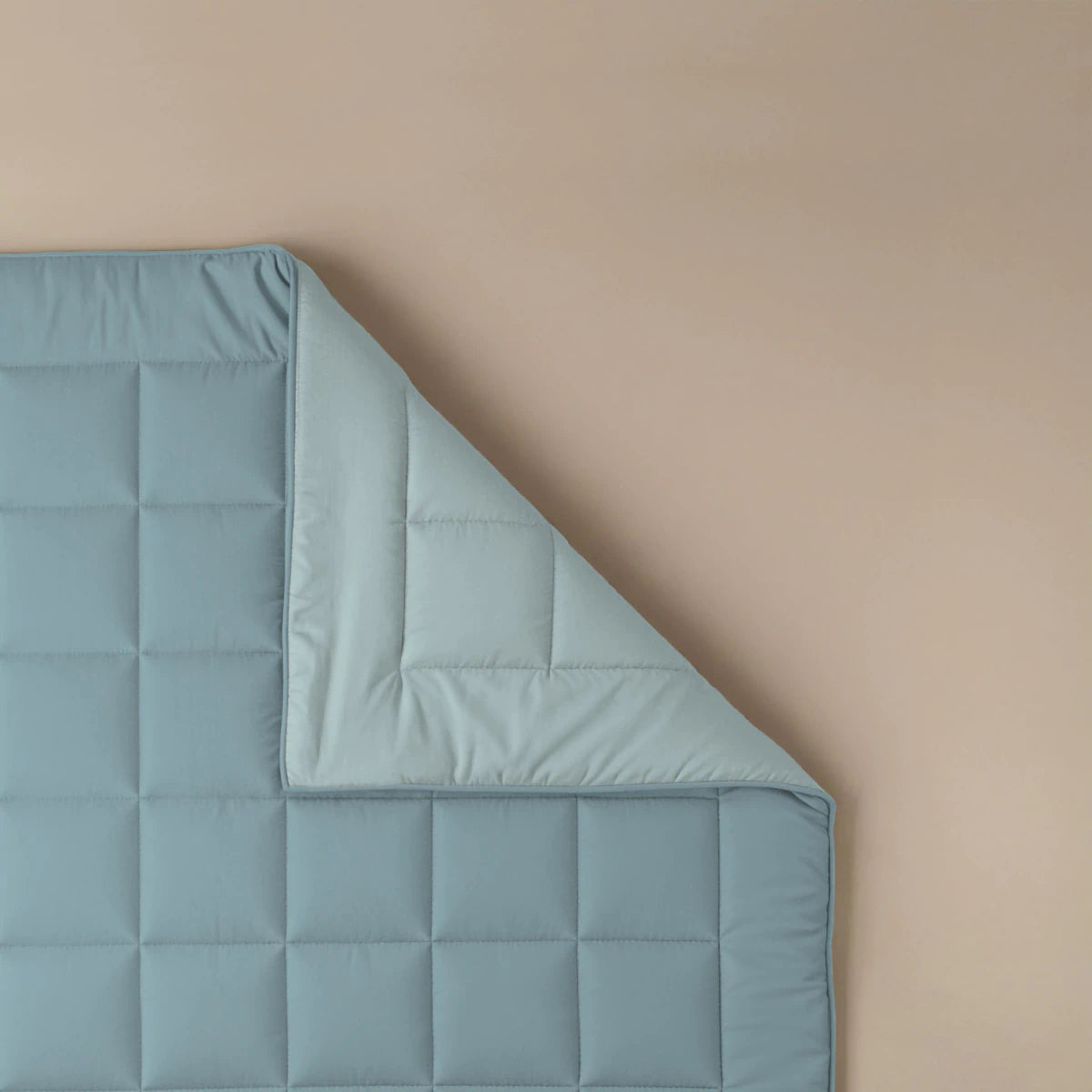 Zelesta Pure Duo Katoen Zomerdekbed - Grijsblauw & Lichtblauw