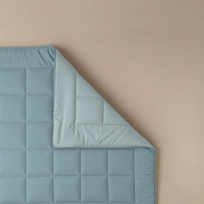 Zelesta Pure Duo Katoen Dekbed - Grijsblauw & Lichtblauw