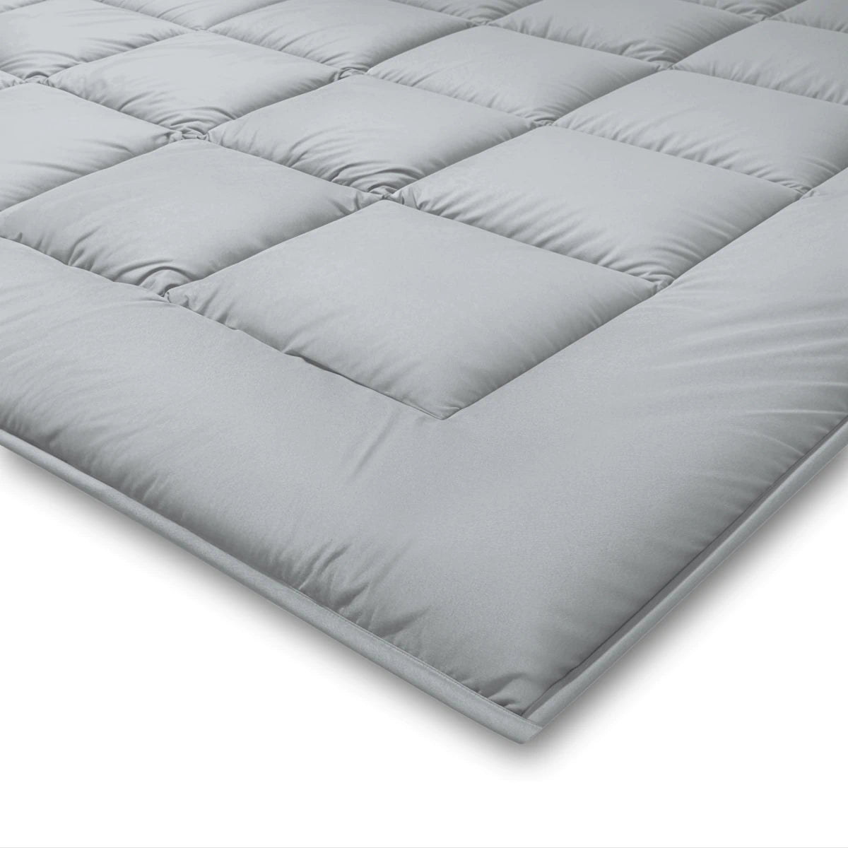 Zelesta Pure Duo Katoen Dekbed - Lichtgrijs & Botergeel