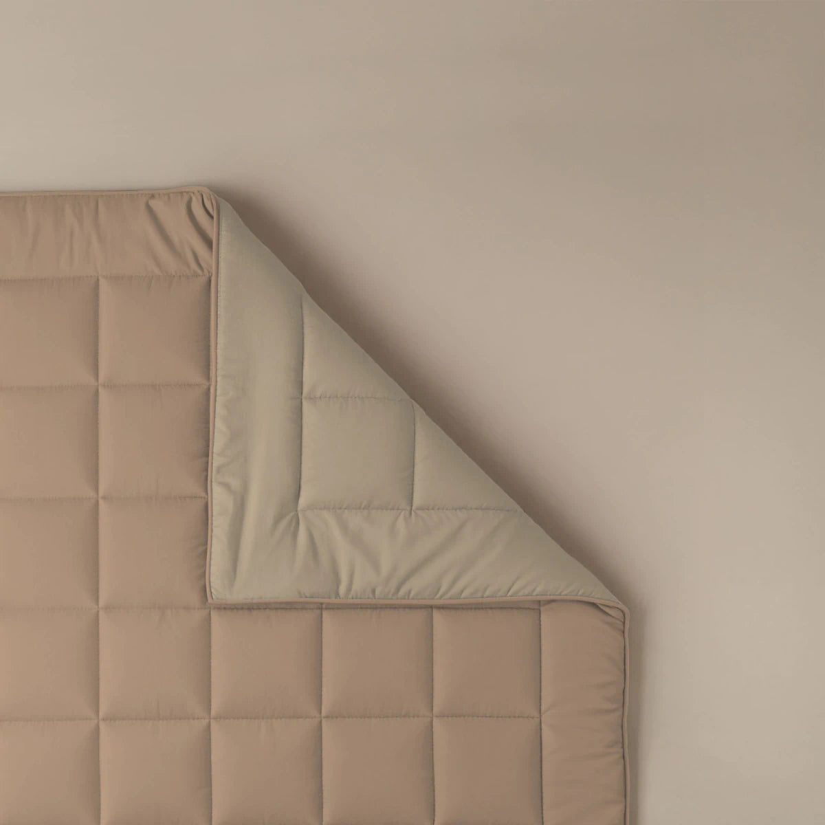 Zelesta Pure Duo Katoen Zomerdekbed - Rozebruin & Betonbruin