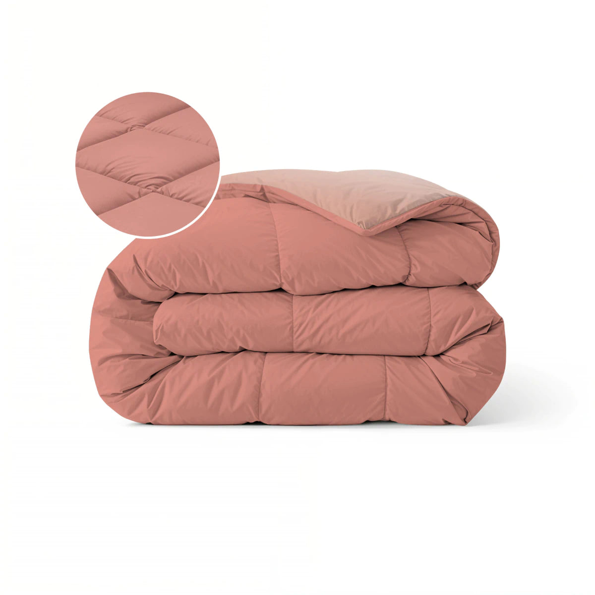 Zelesta Pure Duo Katoen Zomerdekbed - Terracottaroze & Aarderoze