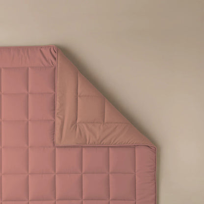 Zelesta Pure Duo Katoen Zomerdekbed - Terracottaroze & Aarderoze