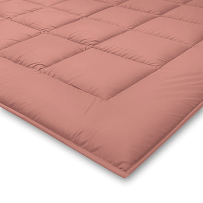Zelesta Pure Duo Katoen Zomerdekbed - Terracottaroze & Aarderoze