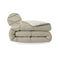 Zelesta Pure Duo Katoen Zomerdekbed - Warmgrijs & Roomwit