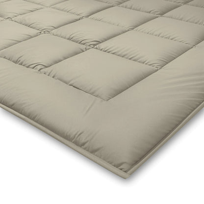 Zelesta Pure Duo Katoen Dekbed - Warmgrijs & Roomwit