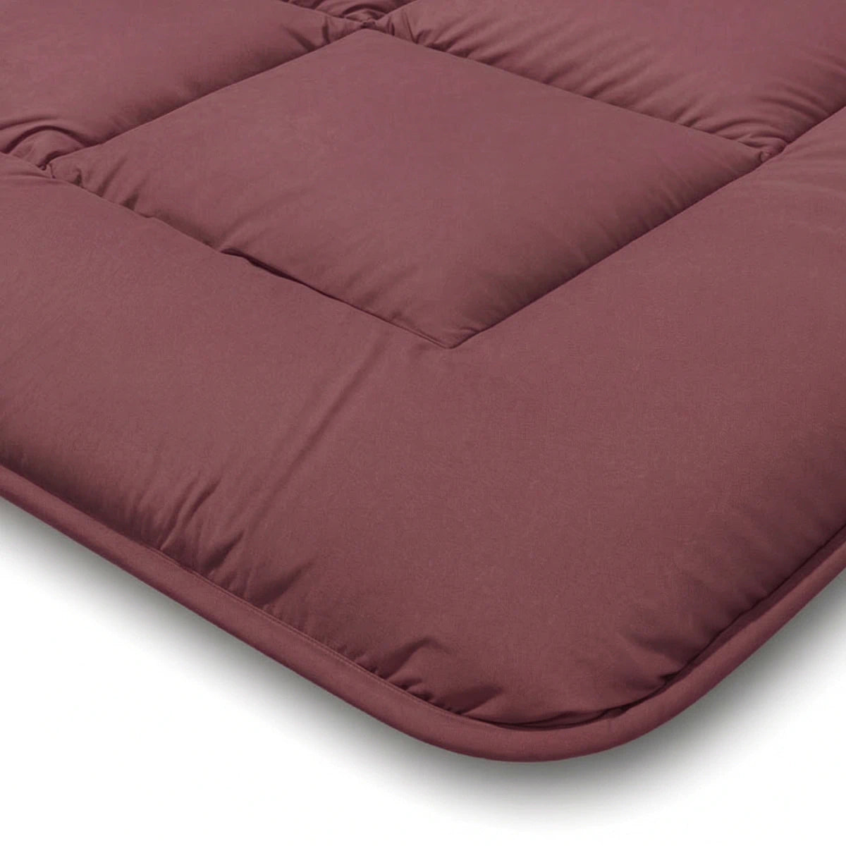 Zelesta Pure Uni Katoen Zomerdekbed - Bordeauxrood