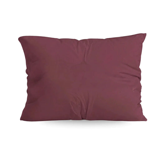 Zelesta Pure Uni Cotton Pillowcase Set Of 2 - Burgundy