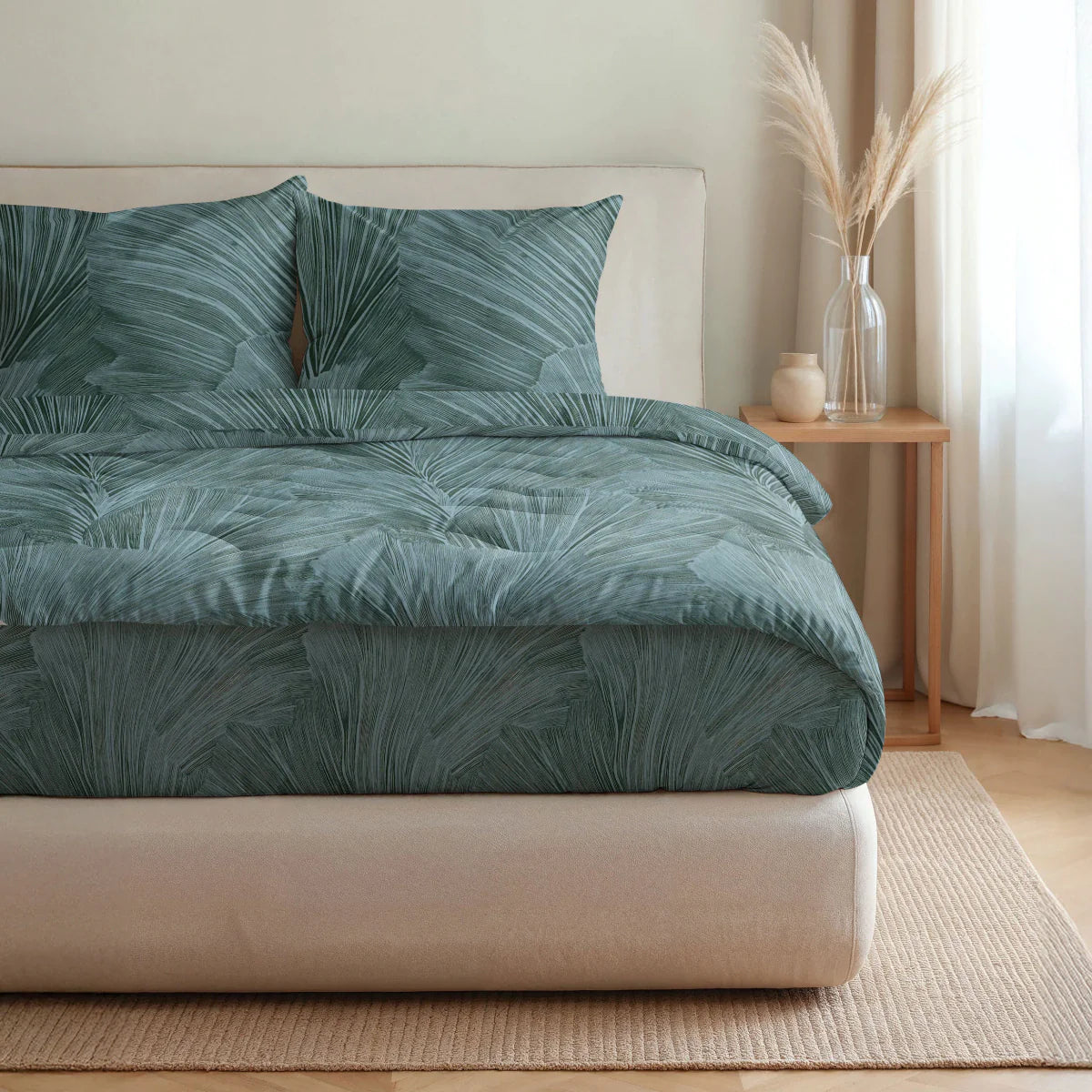 Zelesta Pure Design Cotton Duvet - Botanical Green