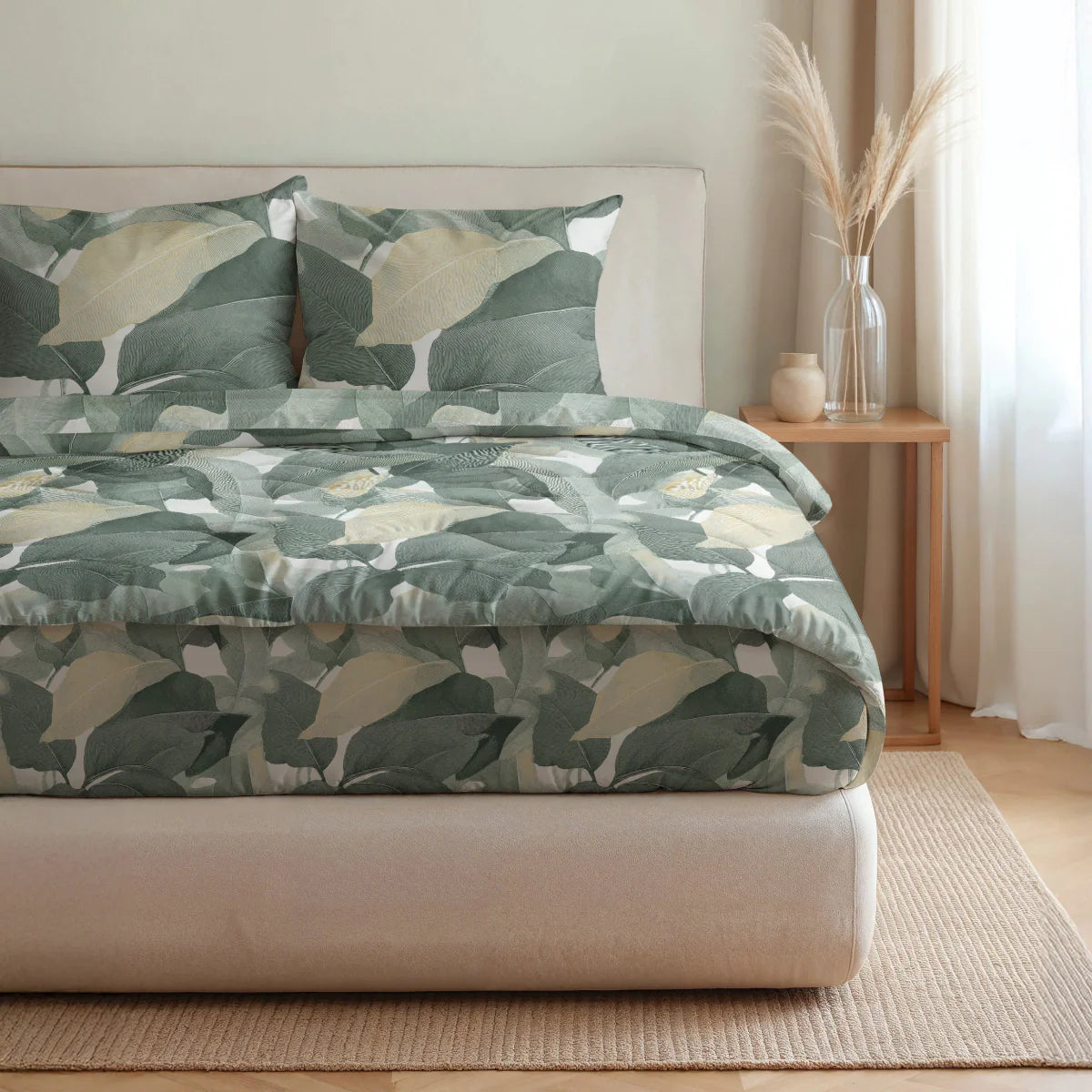 Zelesta Pure Design Cotton Duvet - Green Forest