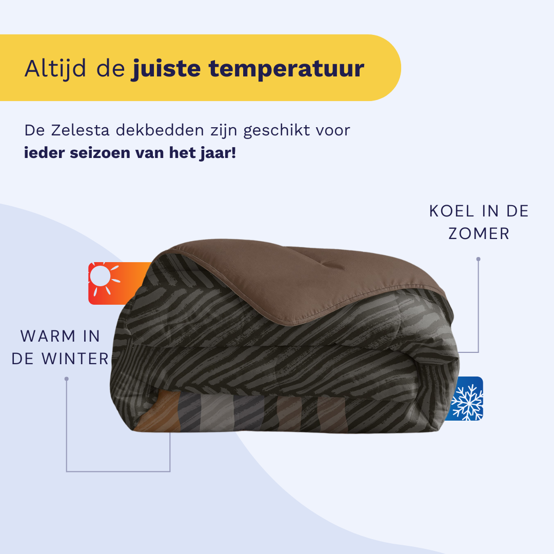 Zelesta Royalbed - Brown Stripes