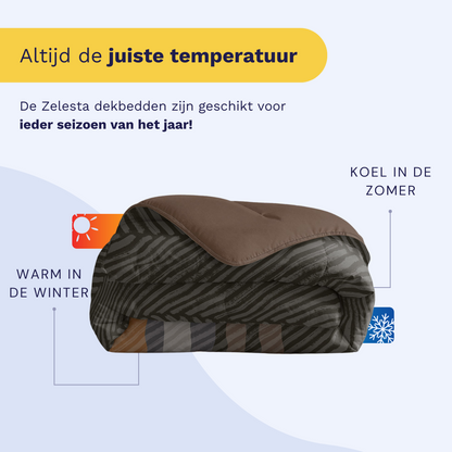 Zelesta Royalbed - Brown Stripes