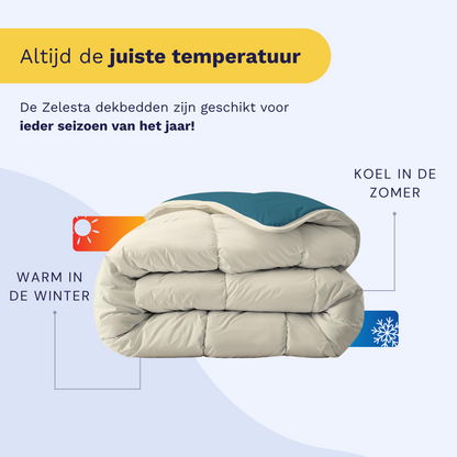 Zelesta Royalbed - Petrol & Sand Beach