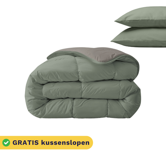 Zelesta Royalbed - Tender Grey & Pastel Green