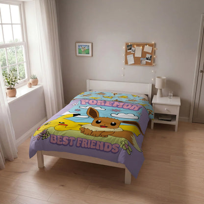 Zelesta Special Kids Dekbed - Pikachu and Evie