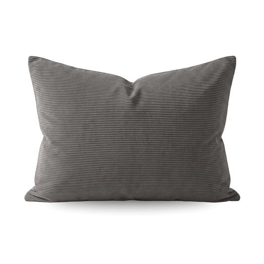 Zelesta Special Corduroy Katoenen Kussensloop Set Van 2 - Antraciet
