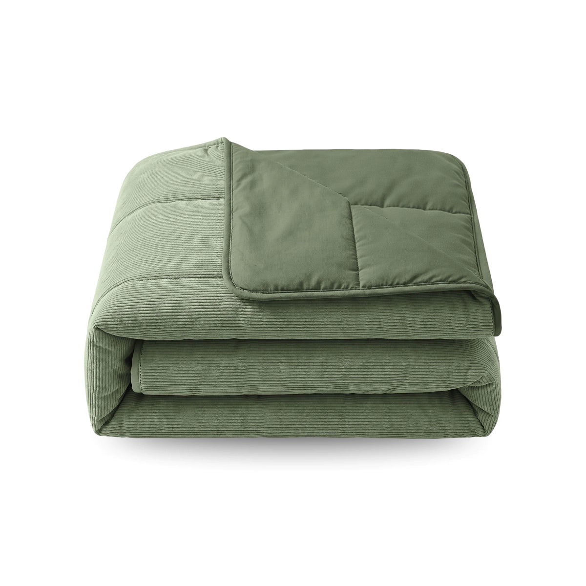 Zelesta Special Corduroy Katoenen Dekbed - Bosgroen