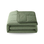 Zelesta Special Corduroy Katoenen Dekbed - Bosgroen