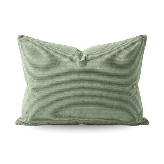Zelesta Special Corduroy Katoenen Kussensloop Set Van 2 - Bosgroen