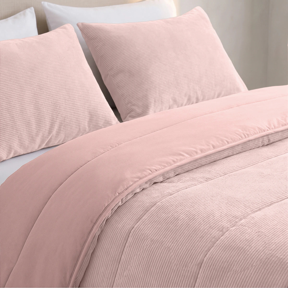 Zelesta Special Corduroy Katoenen Dekbed - Stoffig roze