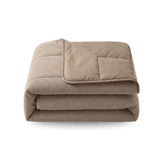 Zelesta Special Corduroy Katoenen Dekbed - Taupe