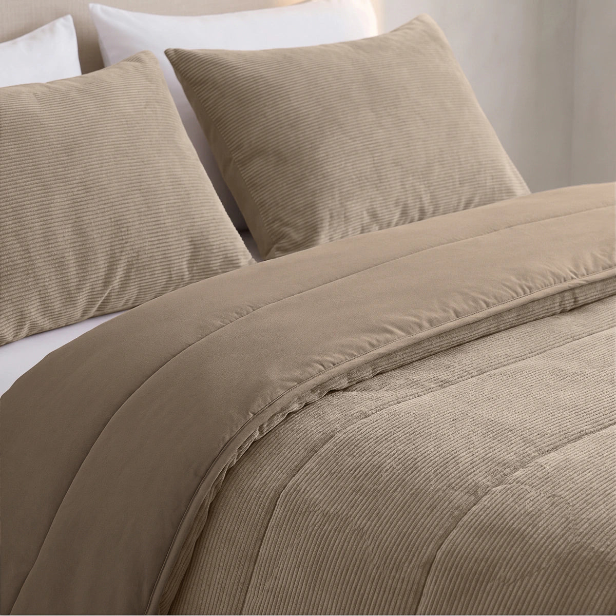 Zelesta Special Corduroy Katoenen Dekbed - Taupe