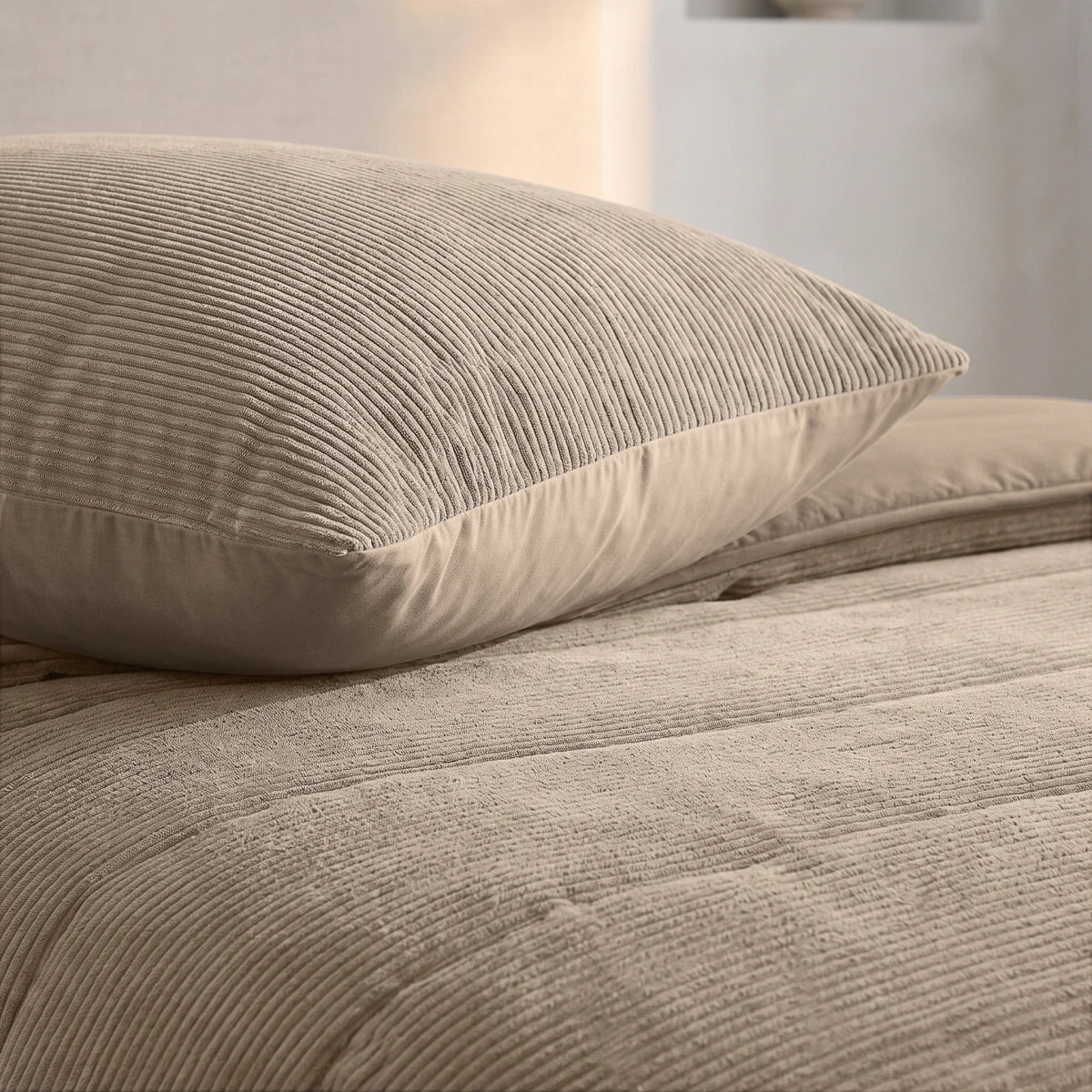 Zelesta Special Corduroy Katoenen Dekbed - Taupe