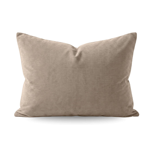 Zelesta Special Corduroy Katoenen Kussensloop Set Van 2 - Taupe
