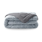 Zelesta Special Teddy Faux Fur Duvet - Blueberry Blue