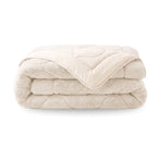 Zelesta Special Teddy Faux Fur Duvet - Marshmallow white