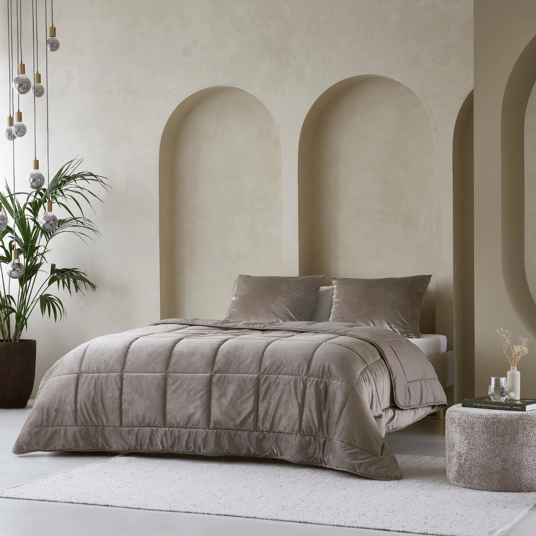 Zelesta Special Velvet Dekbed - Taupe