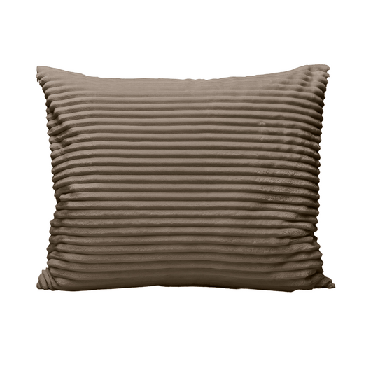 Zelesta Special Teddy Groove Pillowcase Set Of 2 - Taupe