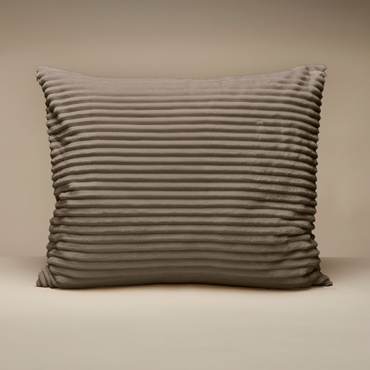 Zelesta Special Teddy Groove Pillowcase Set Of 2 - Taupe