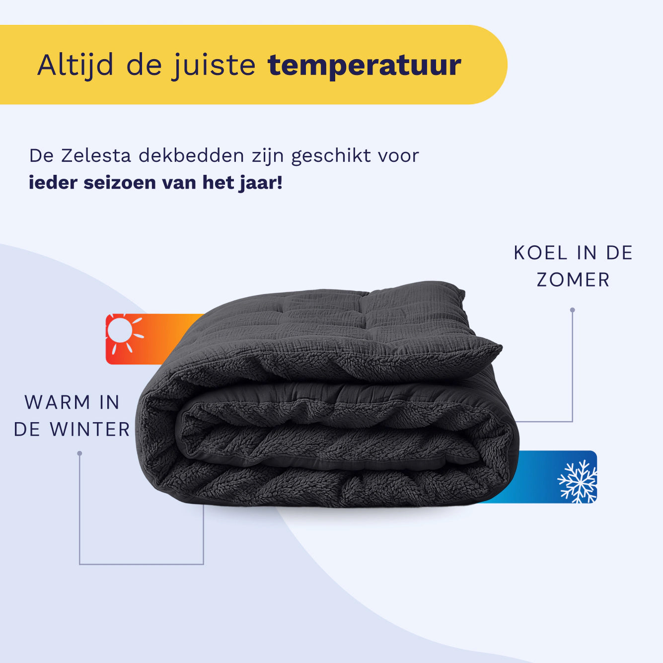 Zelesta Teddy Katoen Mousseline - Anthracite