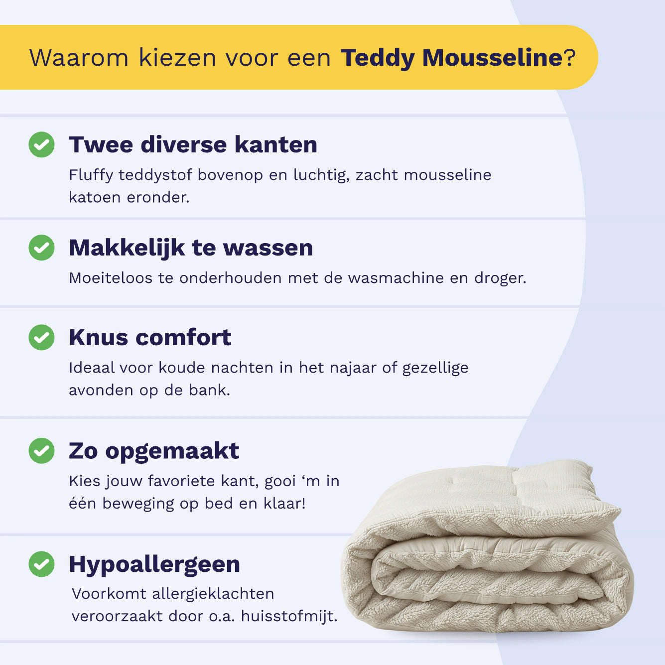 Zelesta Teddy Katoen Mousseline - Beige