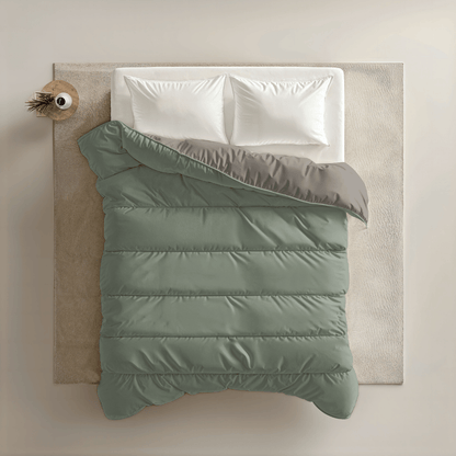 Zelesta Royalbed - Tender Grey & Pastel Green