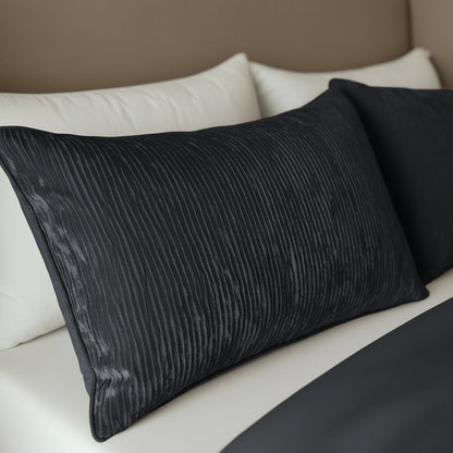 Zelesta Velvetbed Chique Kussensloop Set van 2 - Anthracite