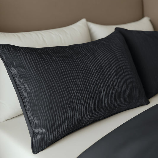 Zelesta Velvetbed Chique Kussensloop Set van 2 - Anthracite