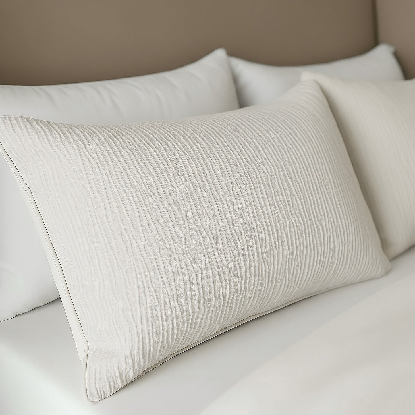Zelesta Velvetbed Chique Kussensloop Set van 2 - Beige
