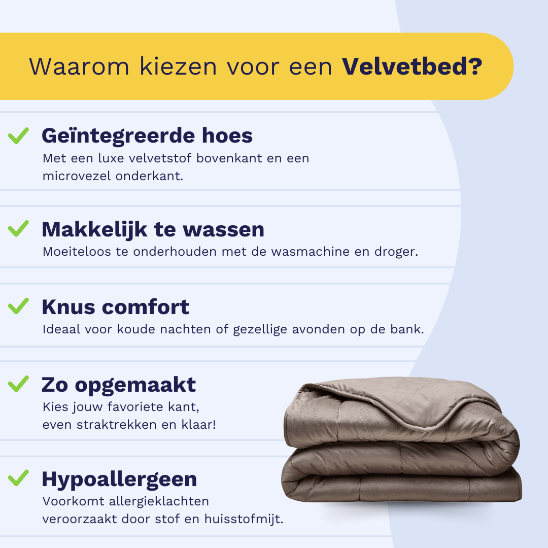 Zelesta Special Velvet Dekbed - Taupe