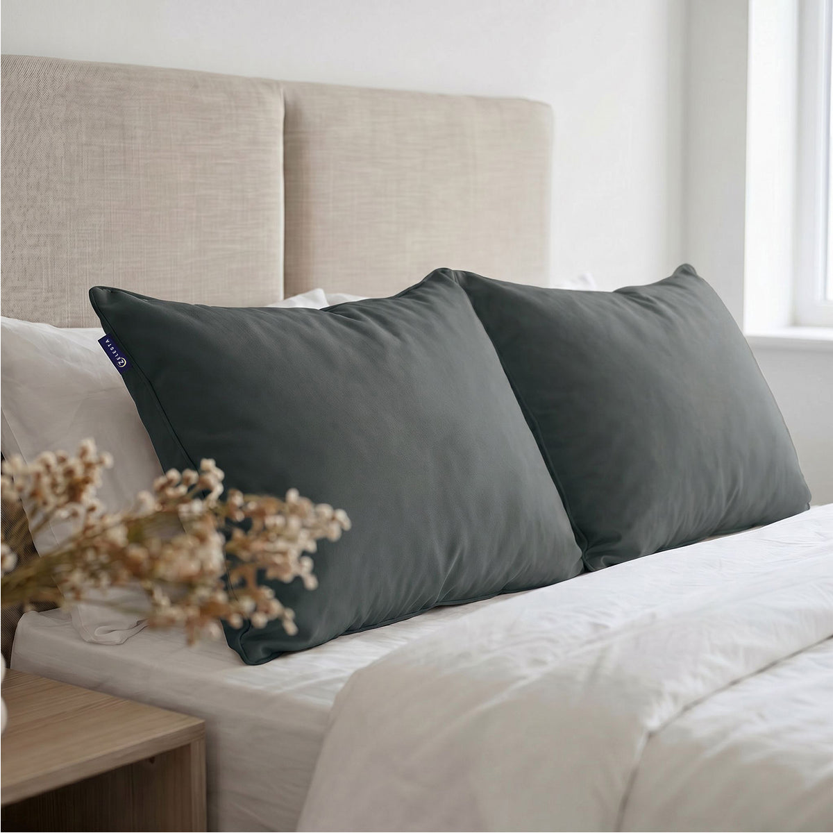 Washable pillow Anthracite | Zelesta