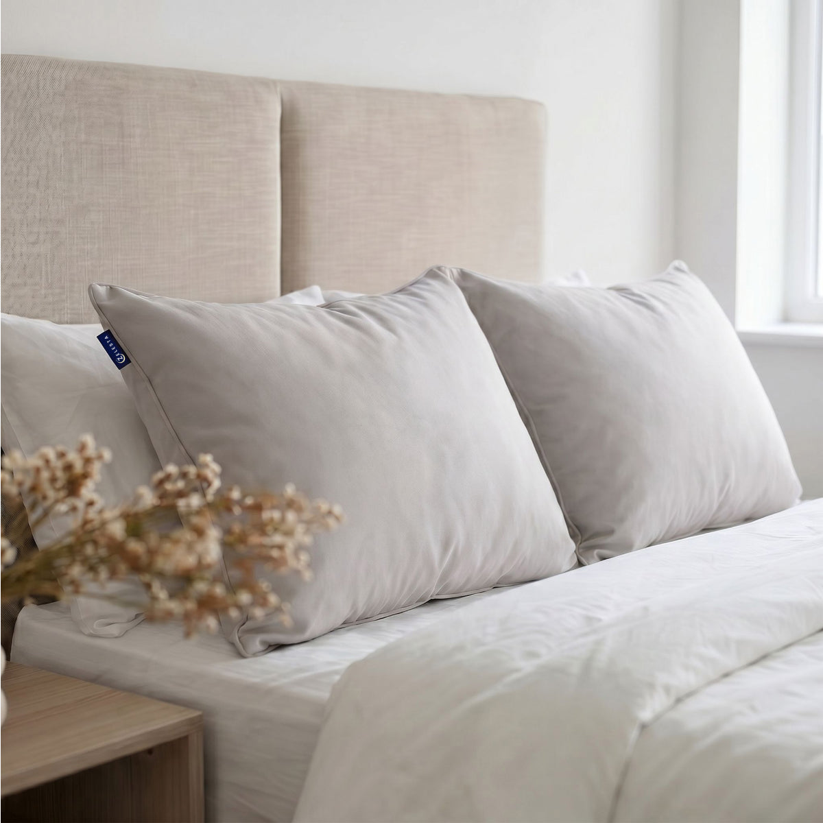 Washable pillow Grey | Zelesta