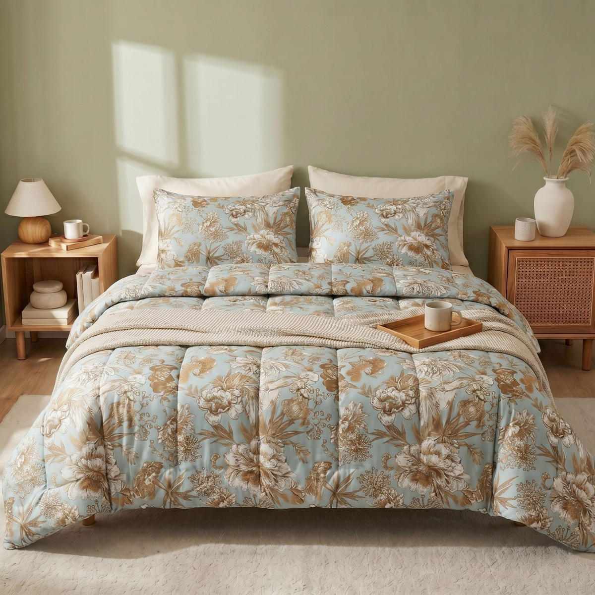 Zelesta Comfort Design Zomerdekbed - Botanic Chic