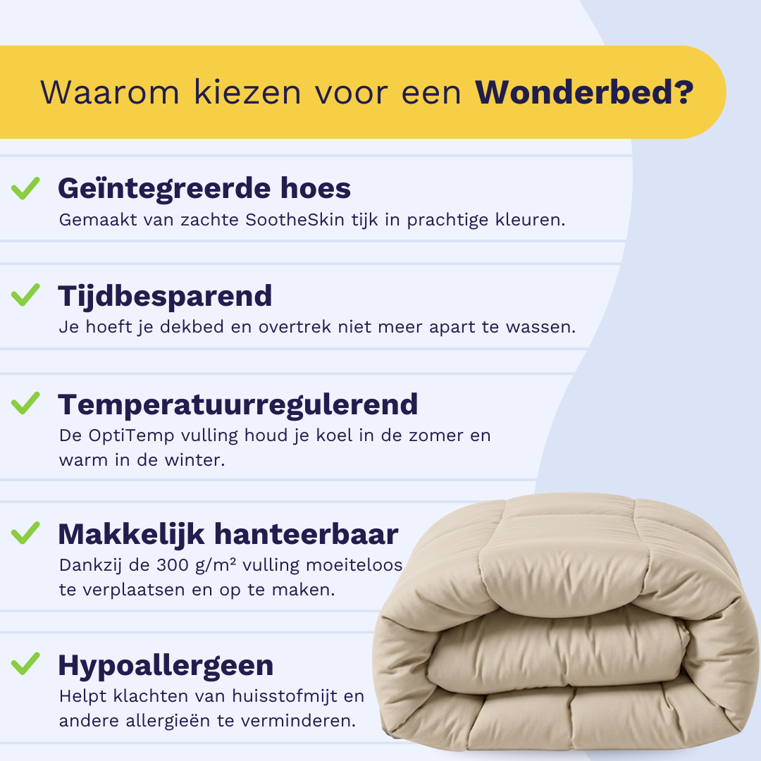 Zelesta Wonderbed Katoen - Dessert Sand