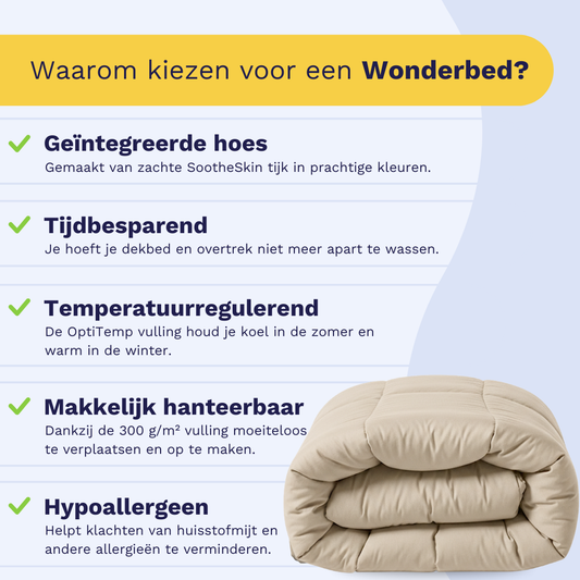 Zelesta Wonderbed Katoen - Dessert Sand