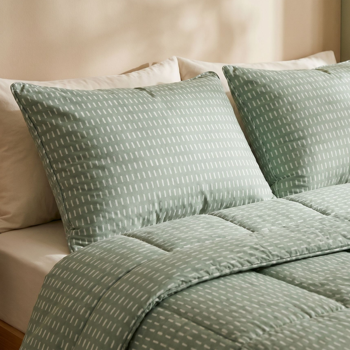 Zelesta Comfort Design Summer Duvet - Olive Stitches